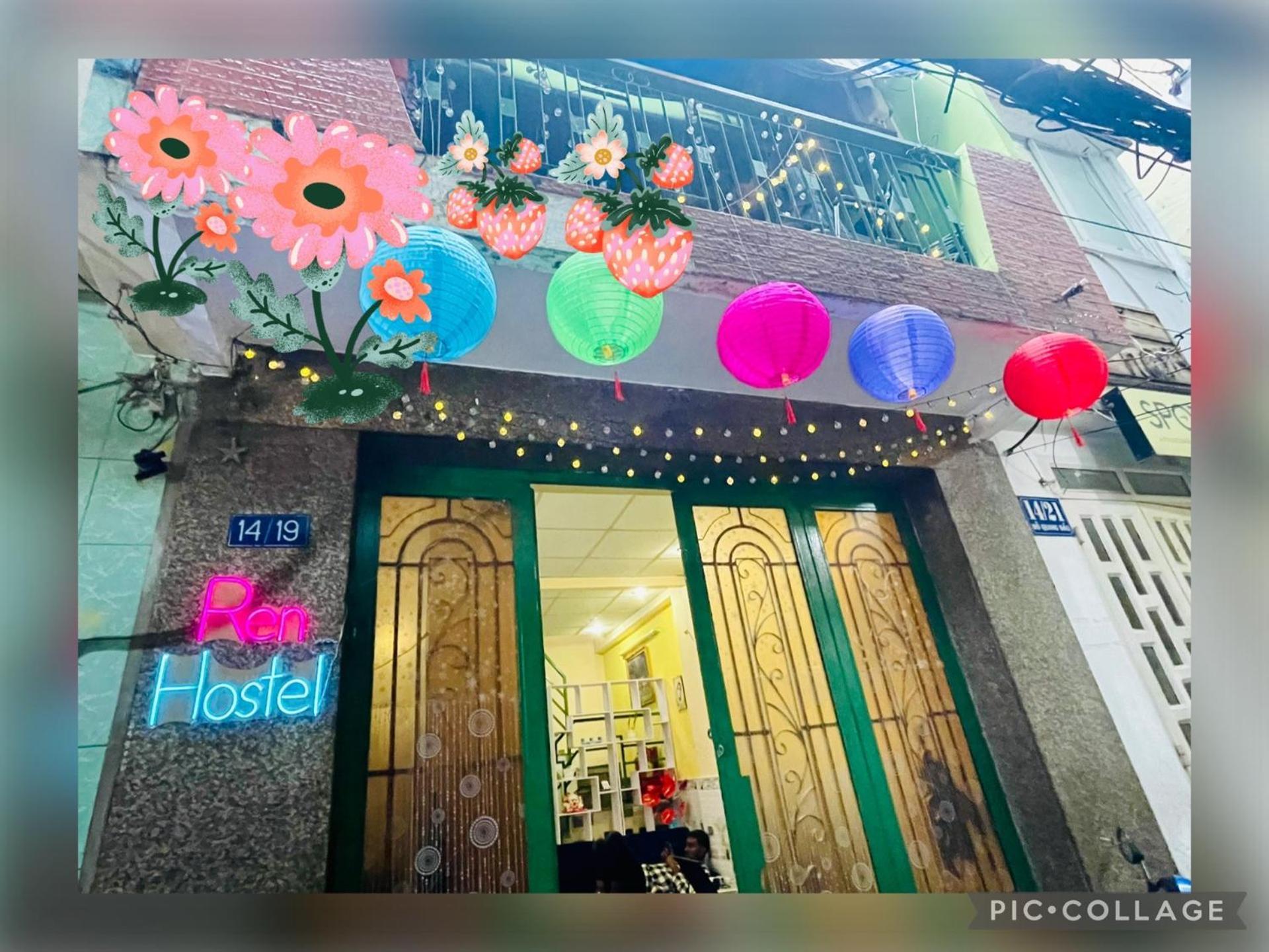 花ren Hostel Thành Pho Ho Chí Minh Esterno foto
